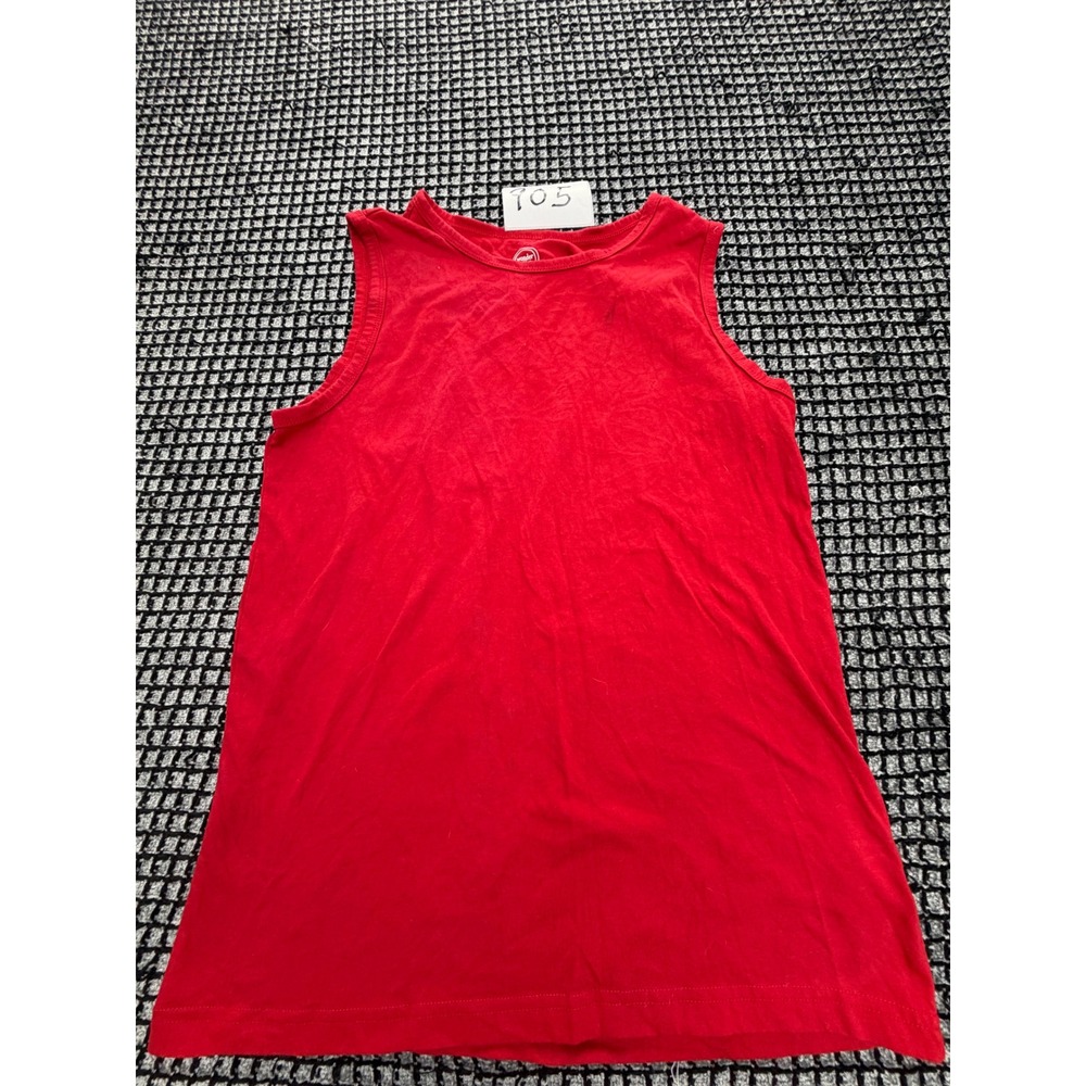 Wonder Nation Tank Top Boys XL 14-16 Red Sleeveless Crew Neck Shirt